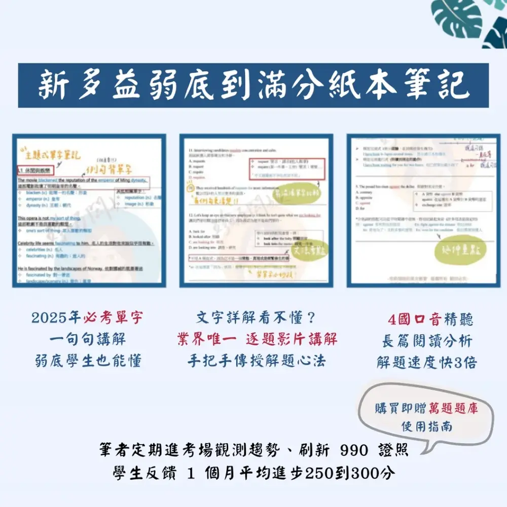 【2026多益書推薦】寫到懷疑人生,7款PTT與Dcard熱議評比:新手與衝刺,國際學村與怪物講師比較